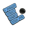 I Forget What Eight Was For Alloy Badges JEWB-M041-02R-3