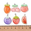 Opaque Resin Pendants RE-A001-02-3