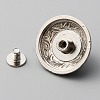 Zinc Alloy Buttons BUTT-WH0028-36B-04-2