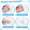 6Pcs Alloy Rhinestone Cufflinks BUTT-ME0001-34B-3