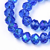 Electroplate Glass Beads Strands EGLA-A034-T10mm-L26-2