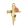 304 Stainless Steel Enamel Pendants SA-CBAA487-41G-1
