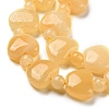 Natural Yellow Jade Beads Strands G-C062-A03-01-4