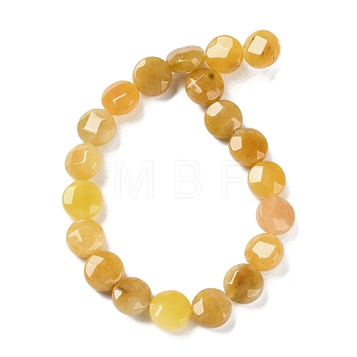 Natural Topaz Jade Beads Strands G-K357-B05-01-1