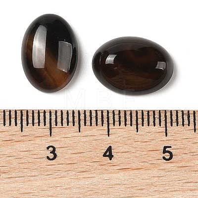 Natural Black Agate Cabochons G-B082-06-1