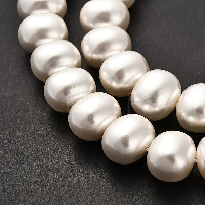 Shell Pearl Beads Strands BSHE-F013-01A-1