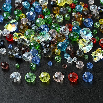 DIY Glass Beads & Charms Jewelry Making Finding Kit DIY-YW0008-98A-1