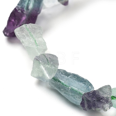 Raw Rough Natural Fluorite Beads Strands G-P528-B03-01-1