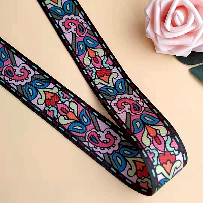 50Yards Colorful Polyester Ribbons PW-WG3F050-03-1