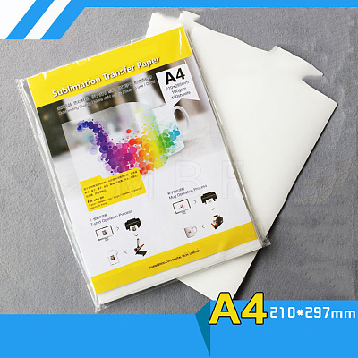 A4 Sublimation Ink Transfer Paper X-DIY-WH0059-12-1