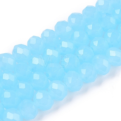 Glass Beads Strands EGLA-A044-J6mm-D04-1