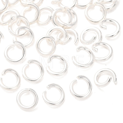 Brass Open Jump Rings KK-G604-08S-21-1