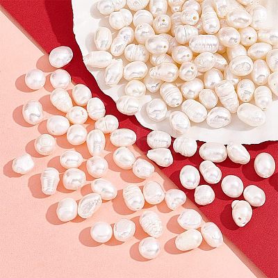  3 Strands 3 Styles Natural Cultured Freshwater Pearl Beads Strands PEAR-NB0001-86-1