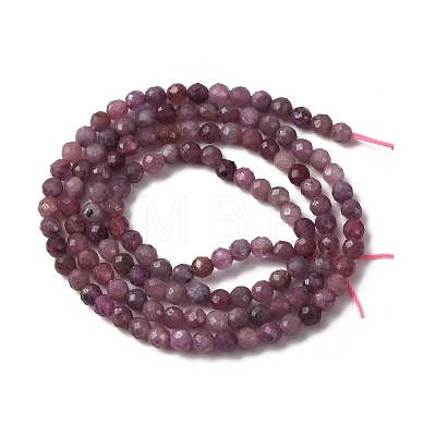 Natural Ruby Beads Strands G-F509-16-3mm-01-1