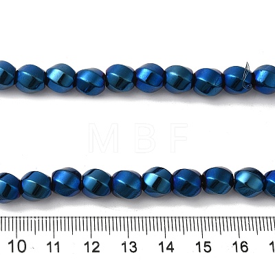 Electroplated Synthetic Magnetic Hematite Beads Strands G-I364-J01-08-1