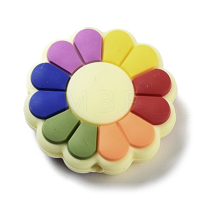 Flower Silicone Beads SIL-R014-01D-1