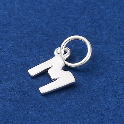 925 Sterling Silver Letter Charms LS-STER-C012-01S-M-1
