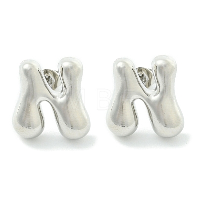 Rack Plating Brass Earrings EJEW-S222-01P-N-1