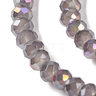 Baking Electroplate Glass Beads Strands X-DGLA-A039-J2MM-B06-1