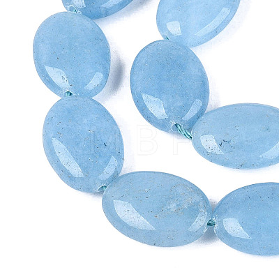 Dyed Natural White Jade Beads Strands G-N370-01A-04-1