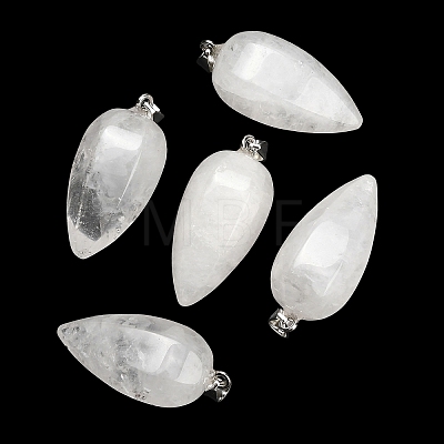 Natural Quartz Crystal Pendants GG-K002-16X-1
