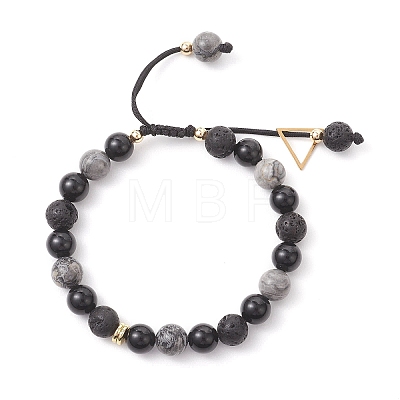 Natural Lava Rock BJEW-JB13014-1