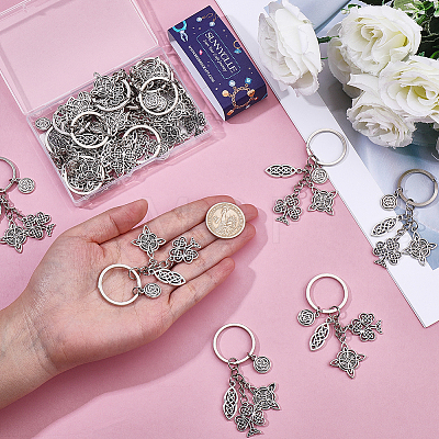 20Pcs Alloy Keychain KEYC-SC00048-1
