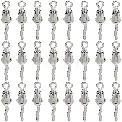 200Pcs Tibetan Style Zinc Alloy Pendants TIBEP-SC0003-11-1