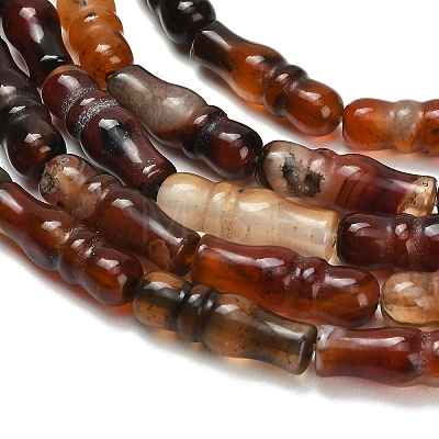 Natural Agate Beads Strands G-Z144-A02-01G-1