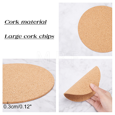 AHANDMAKER Cork Wood Plant Mat FIND-GA0001-16-1