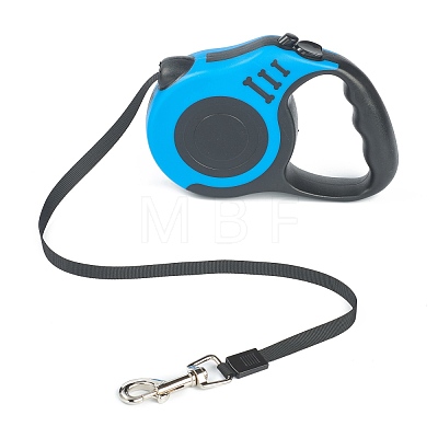 16.5FT(5M) Strong Nylon Retractable Dog Leash AJEW-A005-01B-1