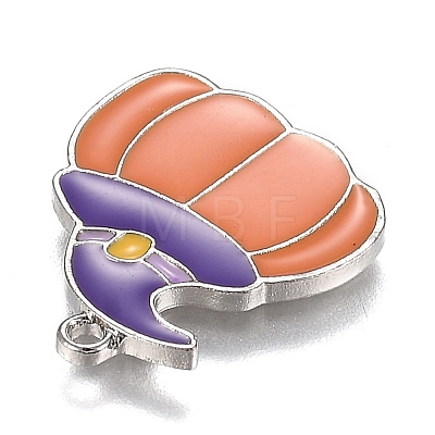 Halloween Theme Alloy Enamel Pendants ENAM-J649-07P-1