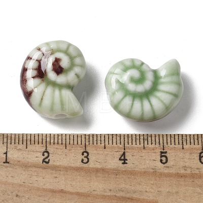 Handmade Porcelain Beads PORC-L080-F18-1