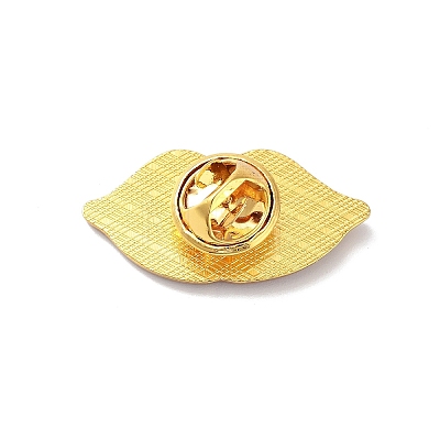 Golden Alloy Brooches JEWB-K020-01A-G-1