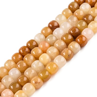 Natural Topaz Jade Beads Strands G-T138-137-1