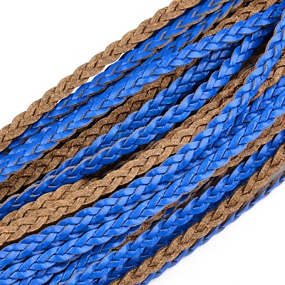 Braided PU Leather Cords LC-S018-10F-1