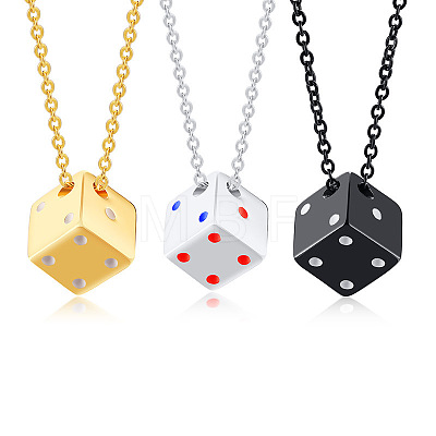 304 Stainless Steel Pendant Necklaces FS-WG5716D-03-1