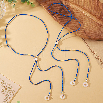 2Pcs Polyester Earphone Cord Straps HJEW-TAC0170-1