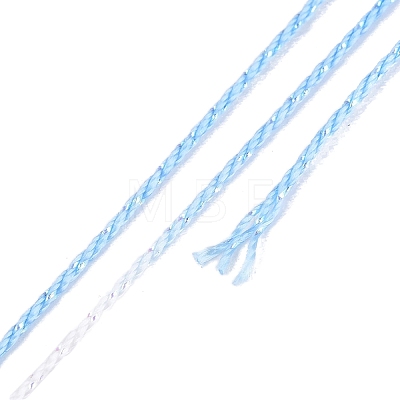 5 Rolls 9-Ply Braided Nylon Strings with Metallic Thread OCOR-Q062-01C-1