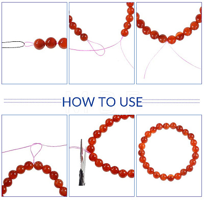 DIY Bead Stretch Bracelets Making DIY-SC0009-53-1
