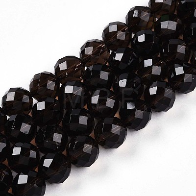 Natural Smoky Quartz Beads Strands G-S345-10mm-19-1