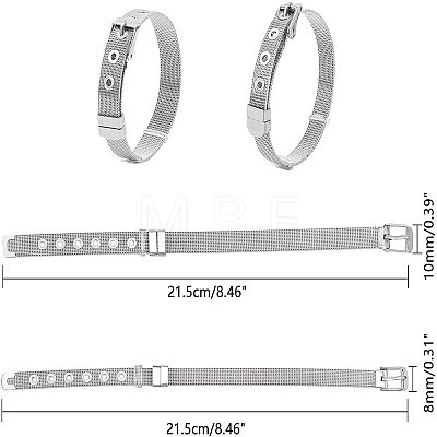 Stainless Steel Watch Bands WACH-NB0001-02-1