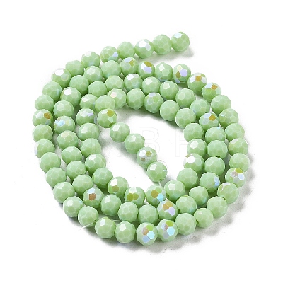 Opaque Glass Beads Strands EGLA-A035-P6mm-L20-1