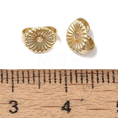 Brass Earring Nuts KK-K383-25B-G-1