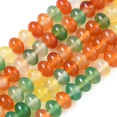 Natural Agate Beads Strands G-Z115-A01-1