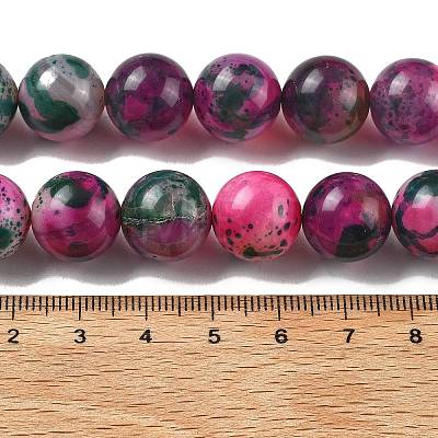 Natural Multi-Color Agate Beads Strands G-A261-B15-14mm-1