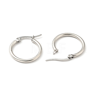 201 Stainless Steel Hoop Earrings for Women EJEW-G260-02D-P-1
