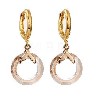 Brass Huggie Hoop Earring EJEW-JE04263-02-1