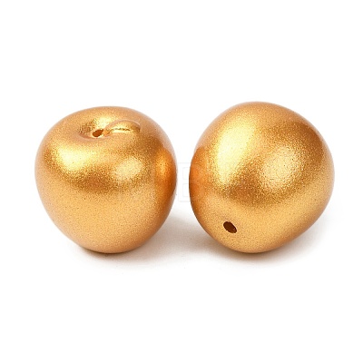 Spray Paint Opaque Resin Beads RESI-C073-02B-1