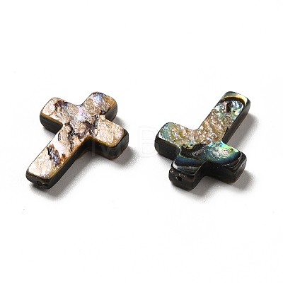 Natural Paua Shell Beads SHEL-G014-08-1